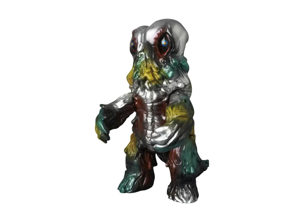 MEDICOM TOY / Bearmodel "GODZILLA VINYL WARS" Landing Period Hedorah (With Chimney)