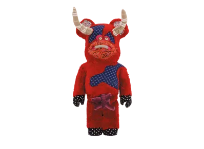 MEDICOM TOY "BEARBRICK" -Anne Valerie Dupond ONE OF KIND- Red Cow 1000%