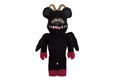MEDICOM TOY "BEARBRICK" -Anne Valerie Dupond ONE OF KIND- Black Wings 1000%