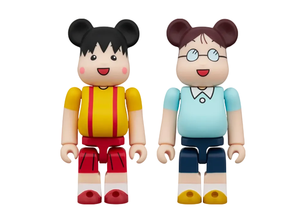 MEDICOM TOY "BEARBRICK" Maruko & Tama-chan 2PCS SET