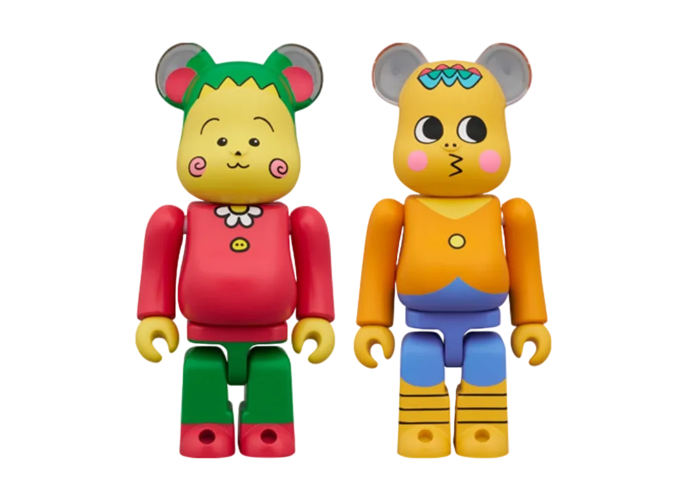MEDICOM TOY "BEARBRICK" Kojikoji & Jiro 2PCS SET