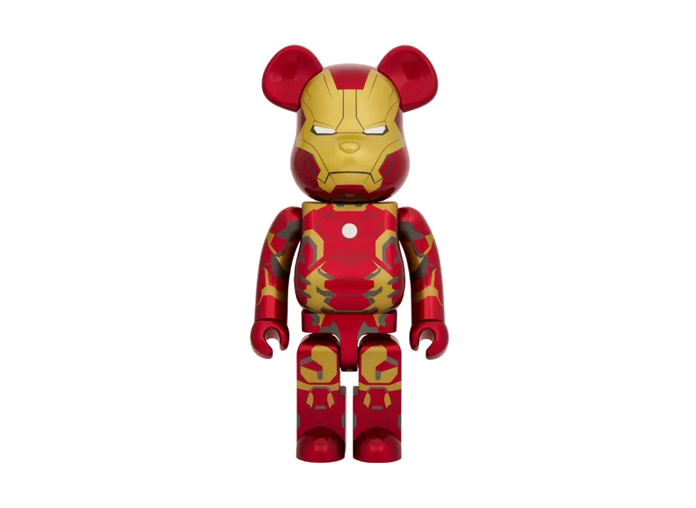 MEDICOM TOY "BEARBRICK" -THE INFINITY SAGA- IRON MAN MARK 43 1000%