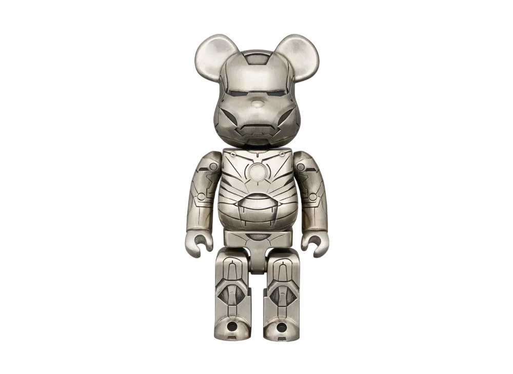 MEDICOM TOY "BEARBRICK" -THE INFINITY SAGA- ROYAL SELANGOR IRON MAN MARK II 400%
