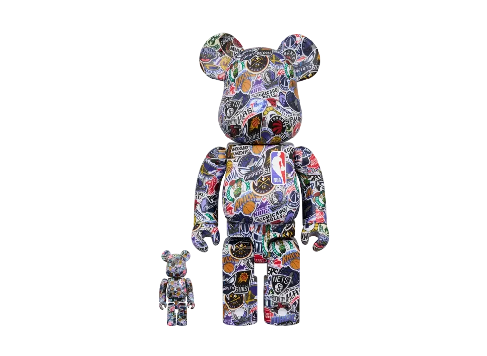 MEDICOM TOY "BEARBRICK" NBA 100% & 400%