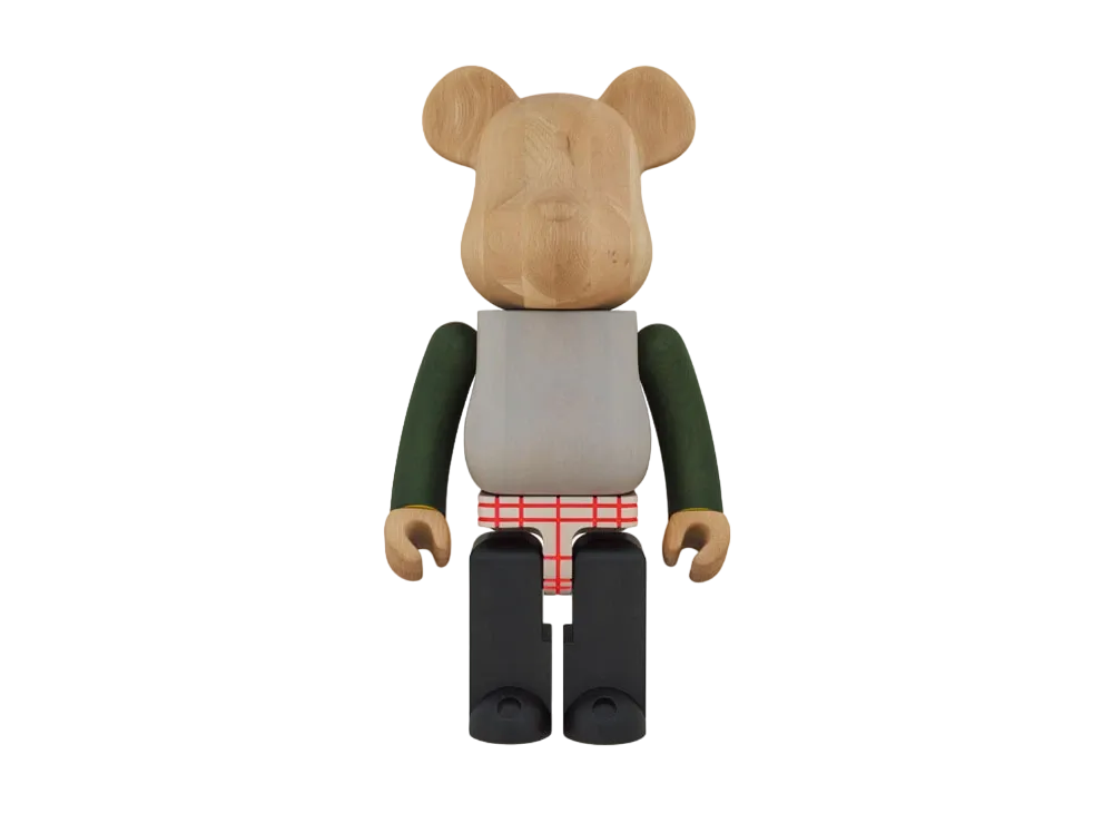 MEDICOM TOY "BEARBRICK" -KARIMOKU JAPAN- Karimoku (BWWT 3) 1000%