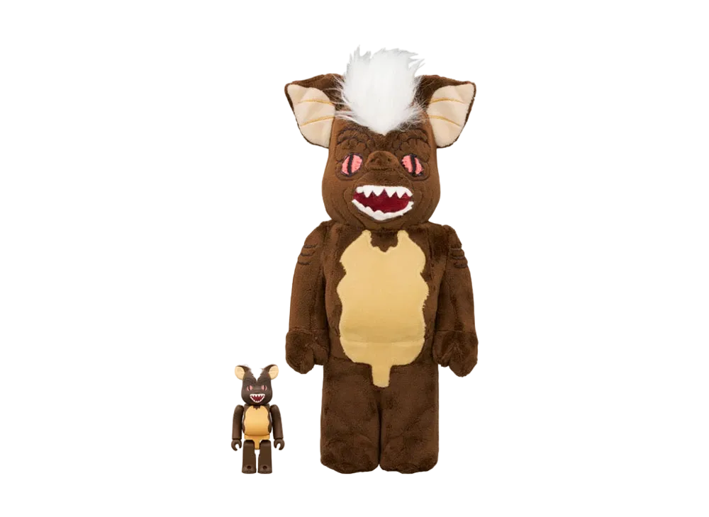 MEDICOM TOY "BEARBRICK" -GREMLINS- STRIPE 100% & COSTUME Ver. 400%