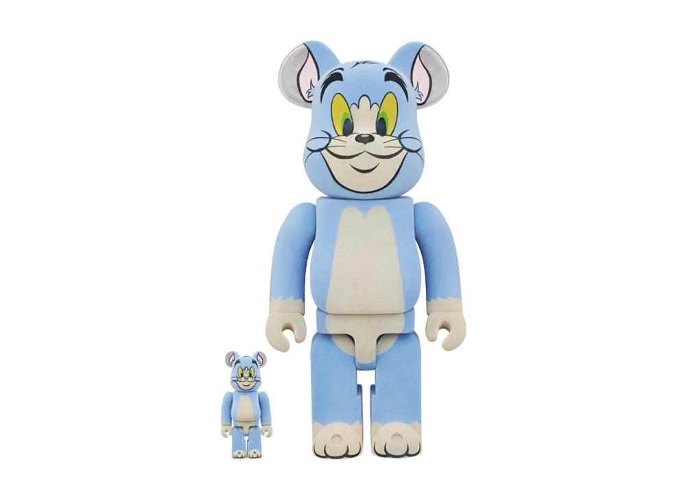 BE@RBRICK トム＆ジェリー　クラシックカラー　FLOCKY Ver. MEDICOM TOY BE@RBRICK TOM（Classic Color） FLOCKY Ver. 100
