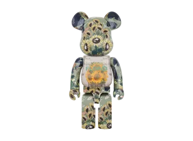MEDICOM TOY "BEARBRICK" -MAMES- FLORA SUNFLOWER 1000%