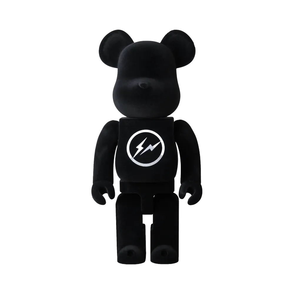 MEDICOM TOY "BEARBRICK" Fragment 100% & 400% Black