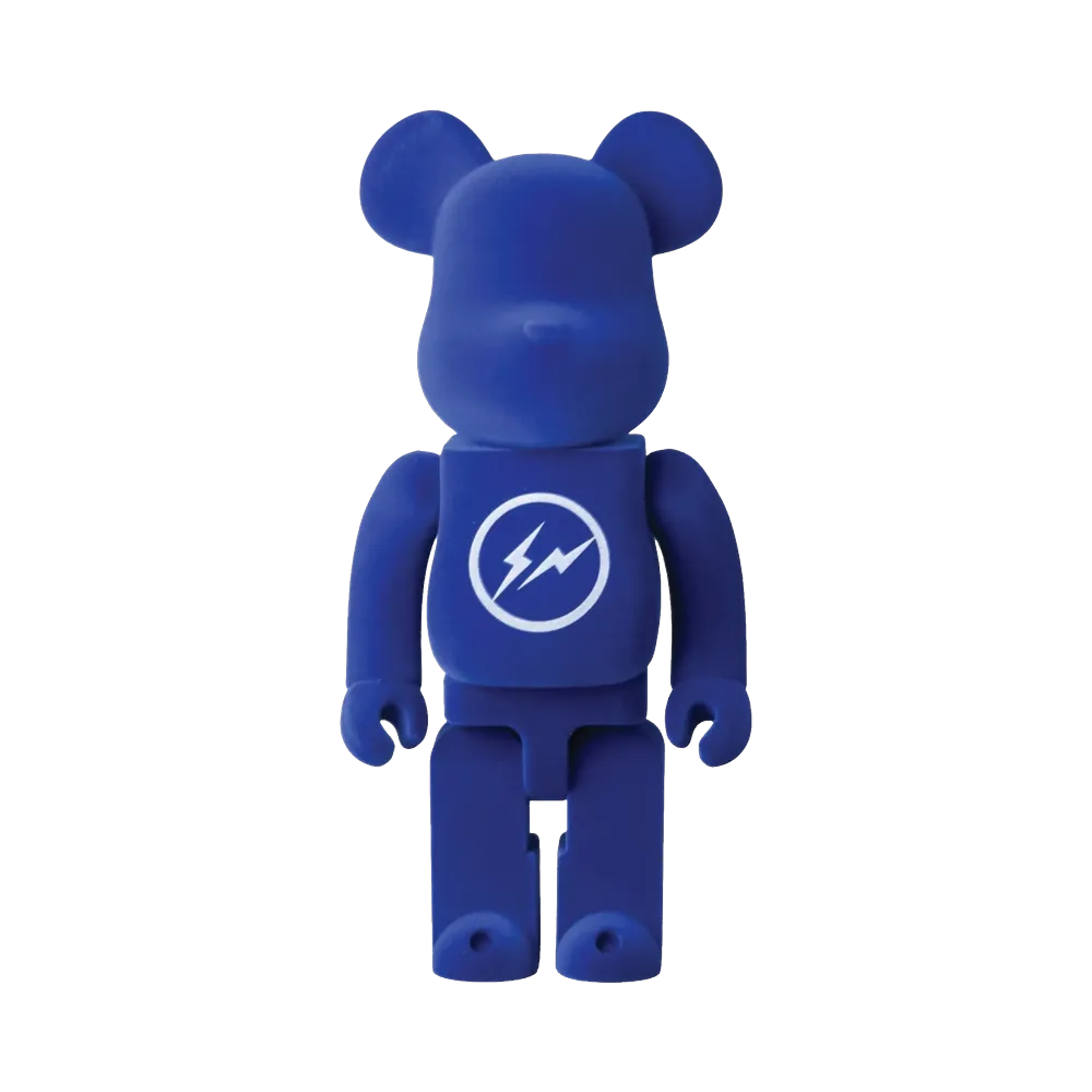 MEDICOM TOY "BEARBRICK" Fragment 100% & 400% Blue