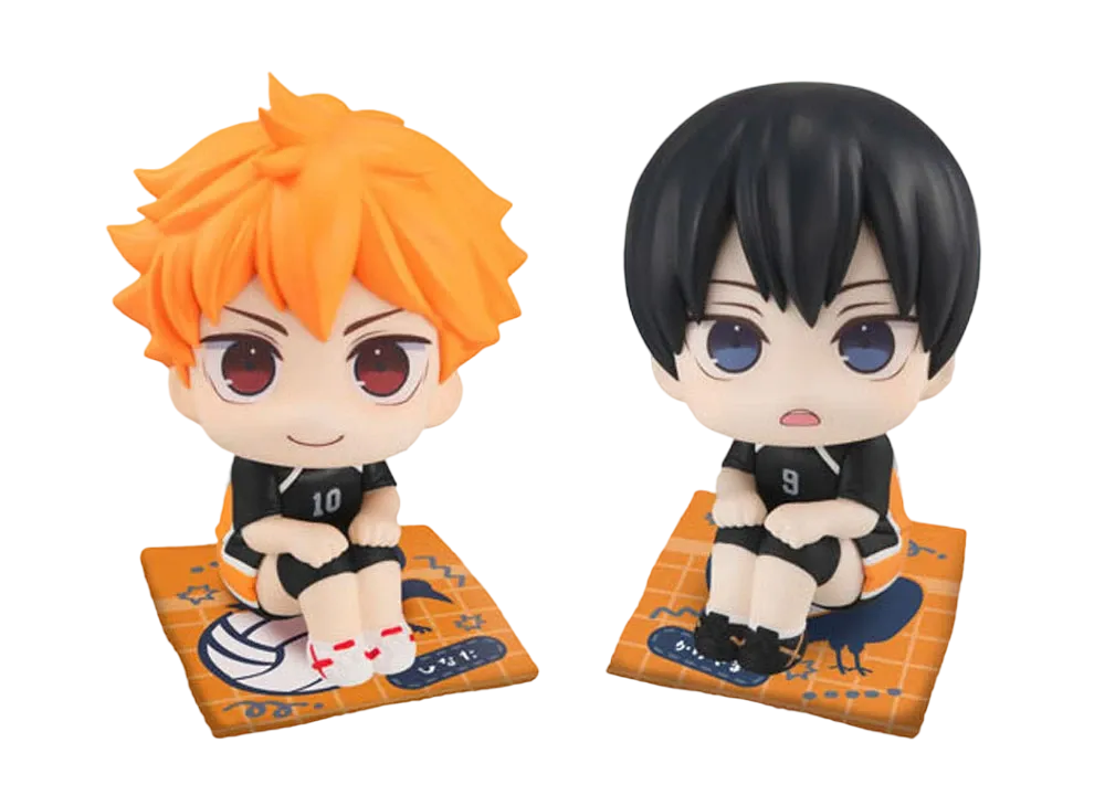 MegaHouse "Lookup" -Haikyu!!- Shoyo Hinata / Tobio Kageyama: Uniform Ver. Limited edition with a crushion