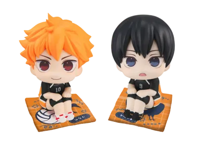 MegaHouse "Lookup" -Haikyu!!- Shoyo Hinata / Tobio Kageyama: Uniform Ver. Limited edition with a crushion