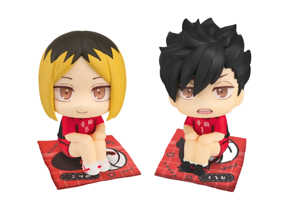 MegaHouse "Lookup" -Haikyu!!- Kenma Kozume / Tetsuro Kuroo: Uniform Ver. Limited edition with a cushion