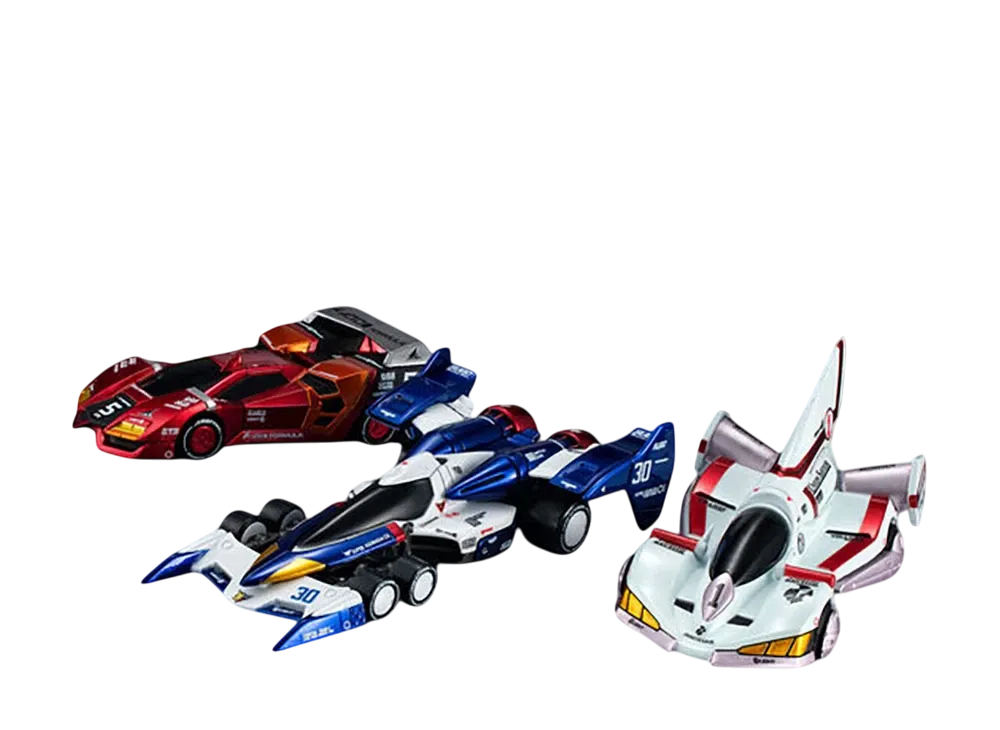 MegaHouse "Cyber Formula Collection Heritage Edition" -Future GPX Cyber Formula- Fujioka circuit decisive battle 3 car set