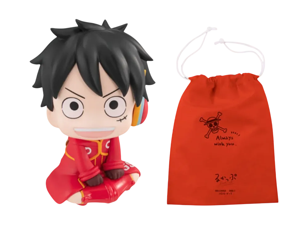 MegaHouse "Lookup" -ONE PIECE- Monkey D. Luffy: Future Island Ver. Comes with limited edition drawstring bag