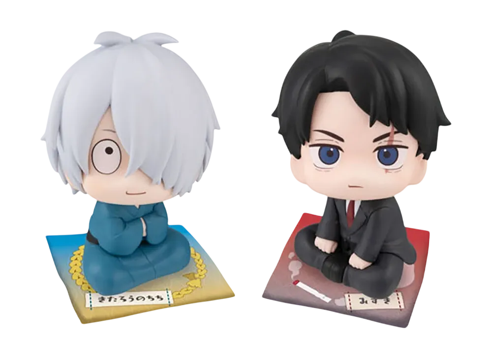 MegaHouse "Lookup" -Birth of Kitaro: The Mystery of GeGeGe- Kitaro's Father & Mizuki Set Limited edition with a crushion