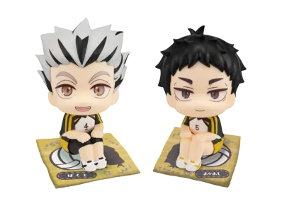 MegaHouse "Lookup" -Haikyu!!- Kotaro Bokuto / Keiji Akaashi: Uniform Ver. Limited edition with a crushion
