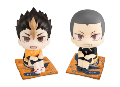 MegaHouse "Lookup" -Haikyu!!- Yu Nishinoya & Ryunosuke Tanaka: Uniform Ver. Limited edition with a crushion