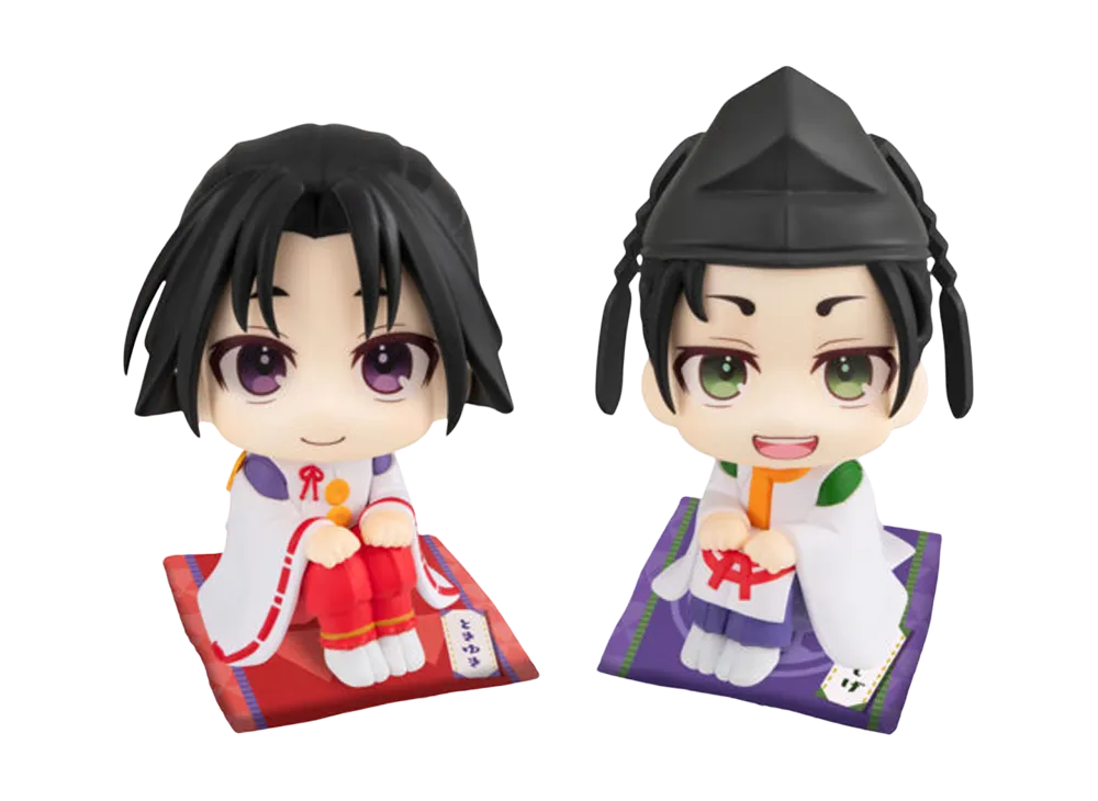 MegaHouse "Lookup" -The Elusive Samurai- Hojo Tokiyuki & Suwa Yorishige Set Limited edition with a crushion