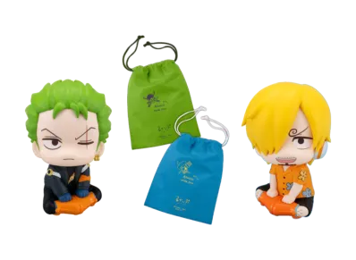 MegaHouse "Lookup" -ONE PIECE- Roronoa Zoro (Future Island Ver.) & Sanji (Future Island Ver.) Set Limited edition with a drawstring bag