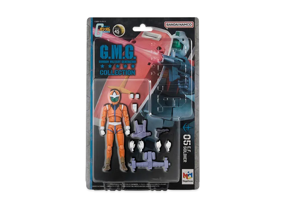 MegaHouse "G.M.G. COLLECTION" -MOBILE SUIT GUNDAM- Earth Federation Forces Normal Suit Soldier