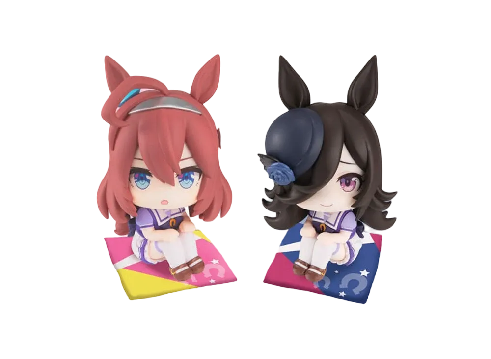 MegaHouse "Lookup" -Umamusume: Pretty Derby - Mihono Bourbon & Rice Shower Limited edition with a cushion