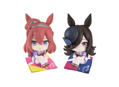MegaHouse "Lookup" -Umamusume: Pretty Derby - Mihono Bourbon & Rice Shower Limited edition with a cushion