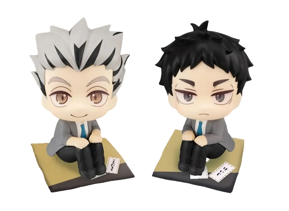 MegaHouse "Lookup" -Haikyu!!- Kotaro Bokuto & Keiji Akaashi LImited edition with a crushion