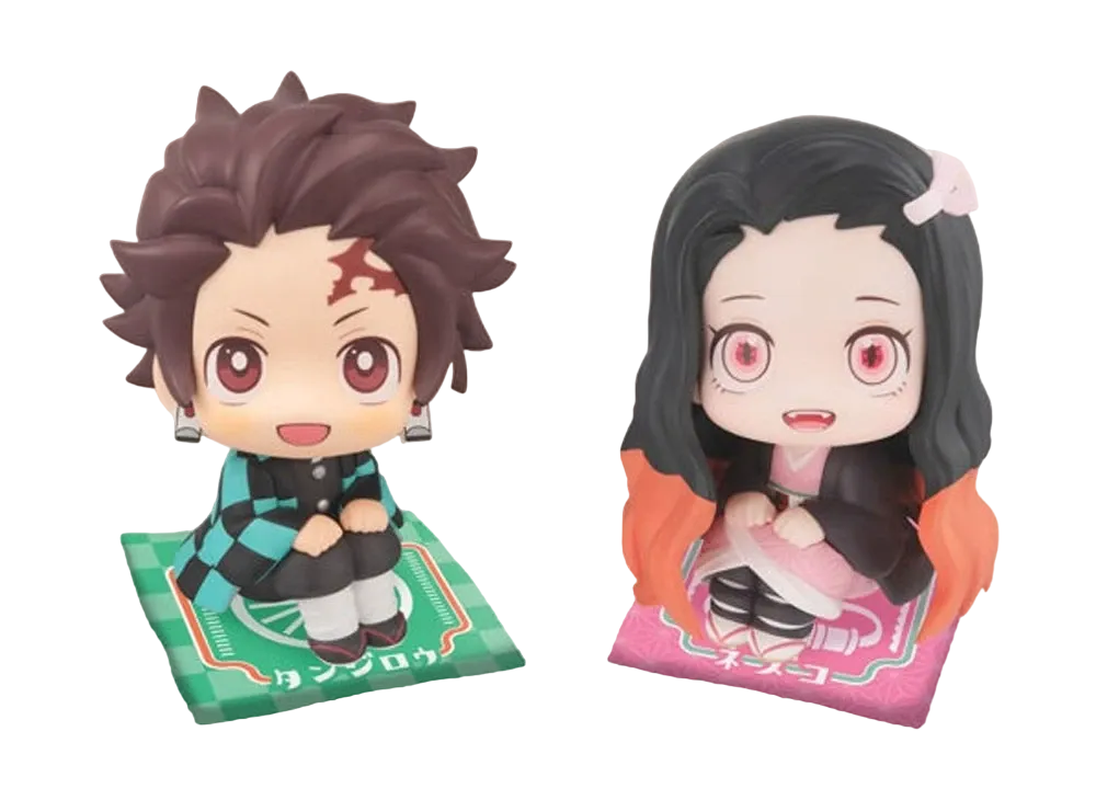 MegaHouse "Lookup" -Demon Slayer: Kimetsu no Yaiba- Tanjiro Kamado: Determined Ver. & Nezuko Kamado: Sunlight Immunity Ver. Limited edition with a cushion