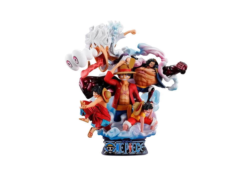 MegaHouse "PETITRAMA DX" -ONE PIECE- LOGBOX RE BIRTH 02 Luffy Special