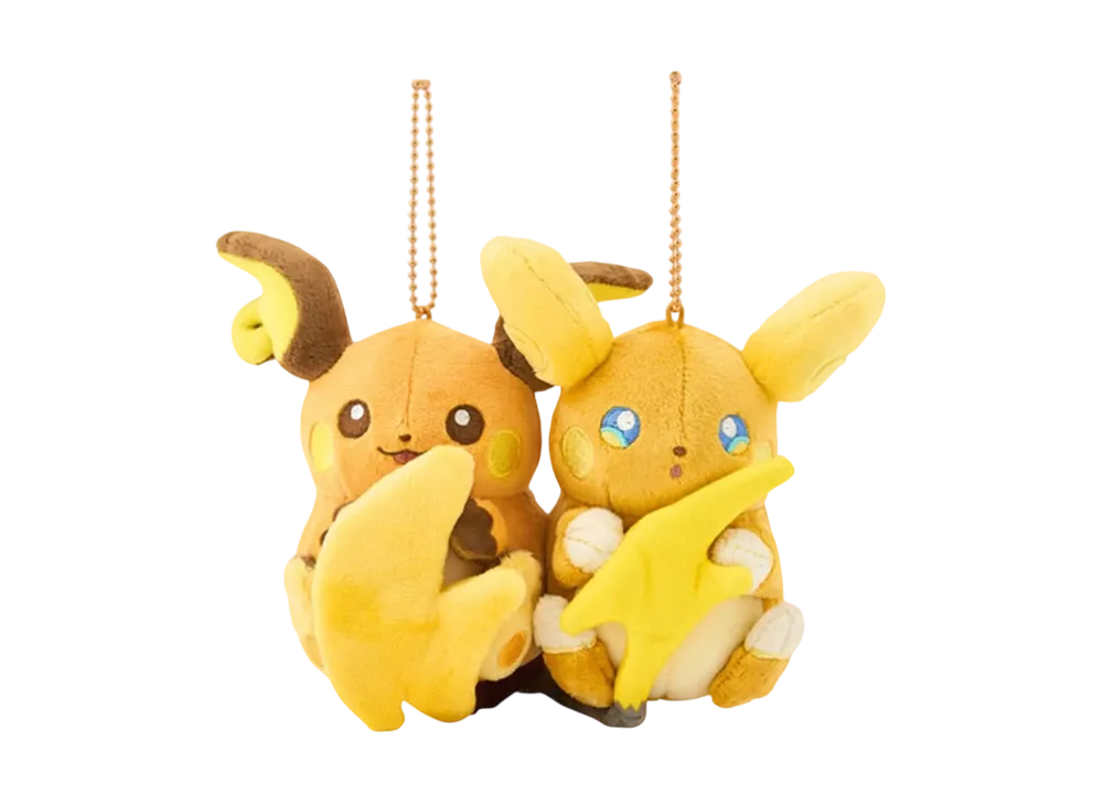 The Pokemon Company -Pokemon- Pair mascots that stick together with magnets Raichu & Alolan Raichu