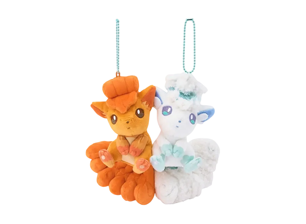 The Pokemon Company -Pokemon- Pair mascots that stick together with magnets Nitamono Vulpix & Alolan Vulpix