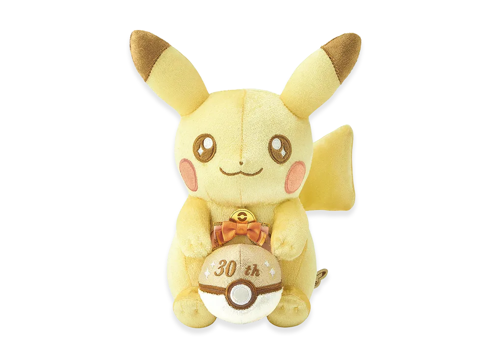株式会社ポケモン ポケットモンスター 30周年記念ぬいぐるみ ピカピカ！ピカチュウ