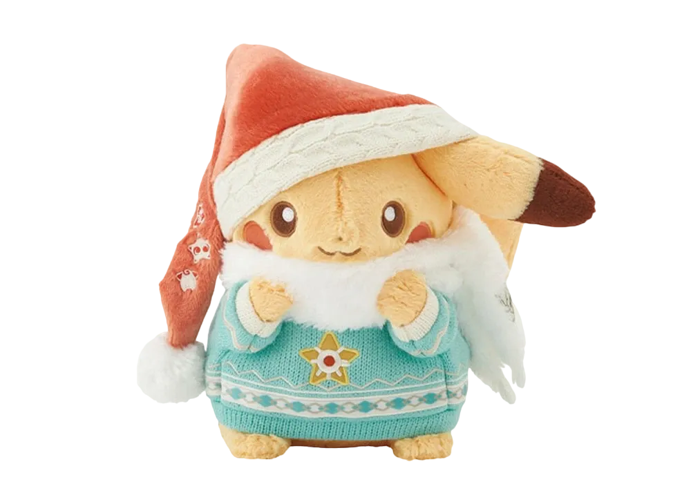 The Pokemon Company -Pokemon- Plush Pokemon Heartwarming Christmas Pikachu