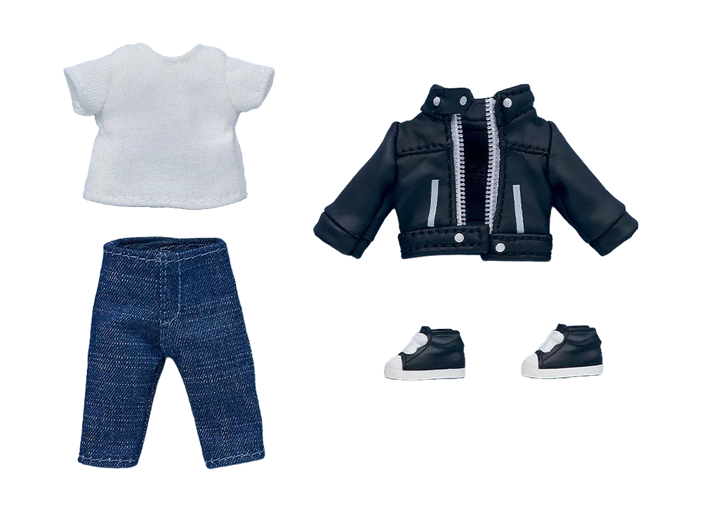 Good Smile Company "Nendoroid Doll" -Nendoroid Doll- Outfit Set: Leather Jacket (Black)