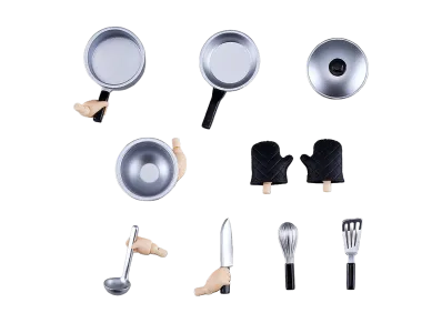 Good Smile Company "Nendoroid Doll" -Nendoroid Doll- Kitchen Parts Set