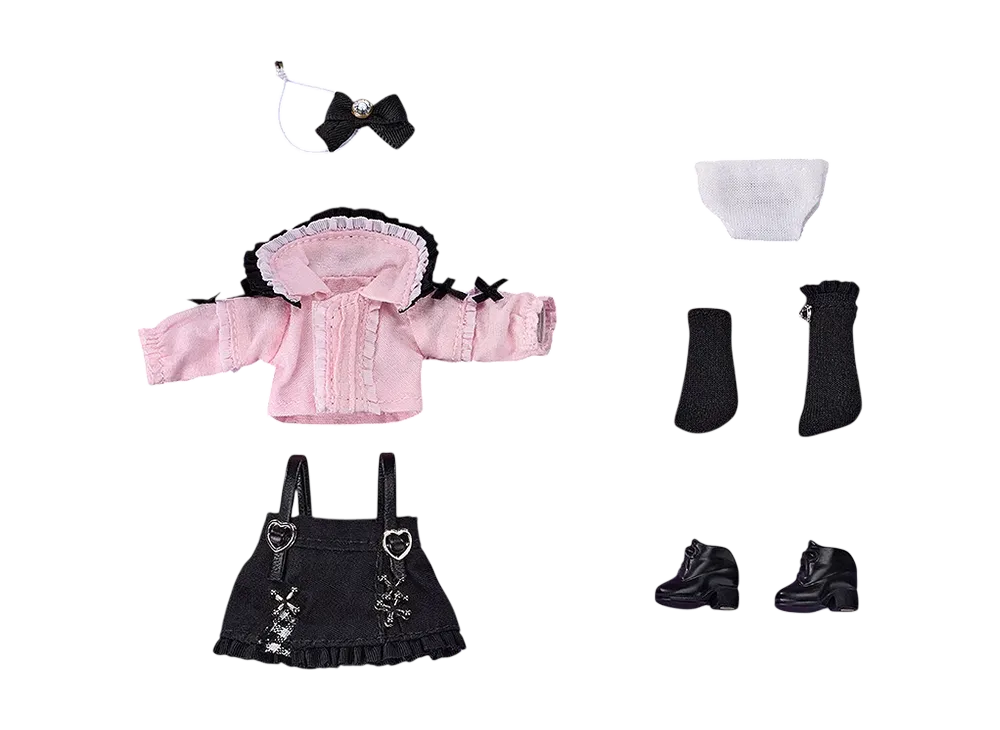 Good Smile Company "Nendoroid Doll" -Nendoroid Doll- Outfit Set: Suspender Skirt Set (Pink & Black)