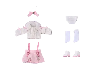 Good Smile Company "Nendoroid Doll" -Nendoroid Doll- Outfit Set: Suspender Skirt Set (White & Pink)
