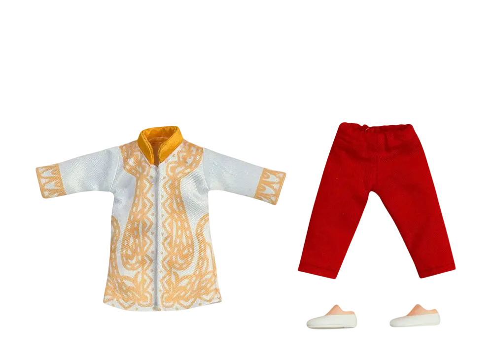 Good Smile Company "Nendoroid Doll" -Nendoroid Doll- Outfit Set: World Tour India - Boy (White)