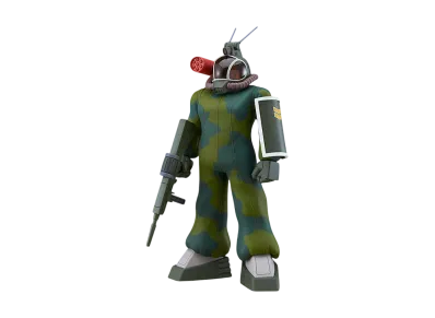 Max Factory "COMBAT ARMORS MAX" -Fang of the Sun Dougram- EX-04:1/72nd Scale Soltic H8 Roundfacer Light Type Convertible Kit