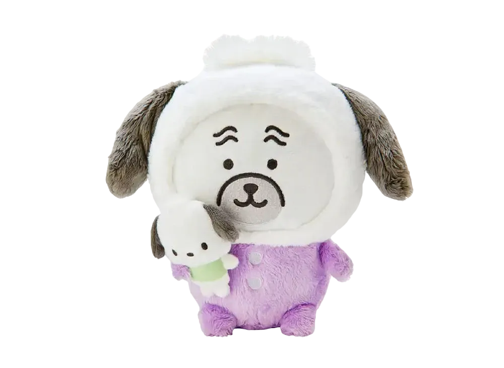 Sanrio -Chiikawa- Nagano Friends x Sanrio Characters Plush (Pug-San x Pochacco)