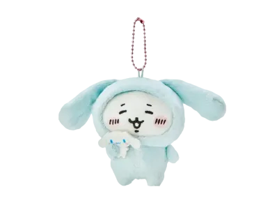 Sanrio -Chiikawa- Nagano Friends x Sanrio Characters Mascot Holder (Chiikawa x Cinnamoroll)