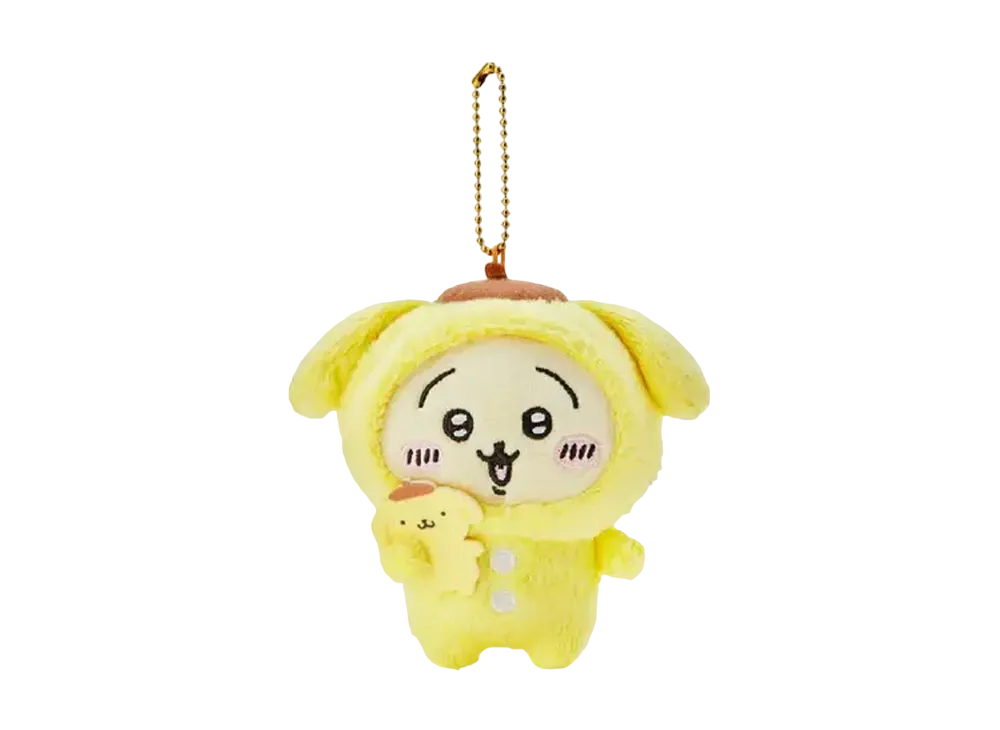 Sanrio -Chiikawa- Nagano Friends x Sanrio Characters Mascot Holder (Usagi x Pom Pom Purin)