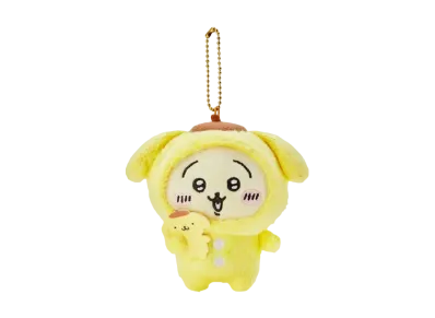 Sanrio -Chiikawa- Nagano Friends x Sanrio Characters Mascot Holder (Usagi x Pom Pom Purin)