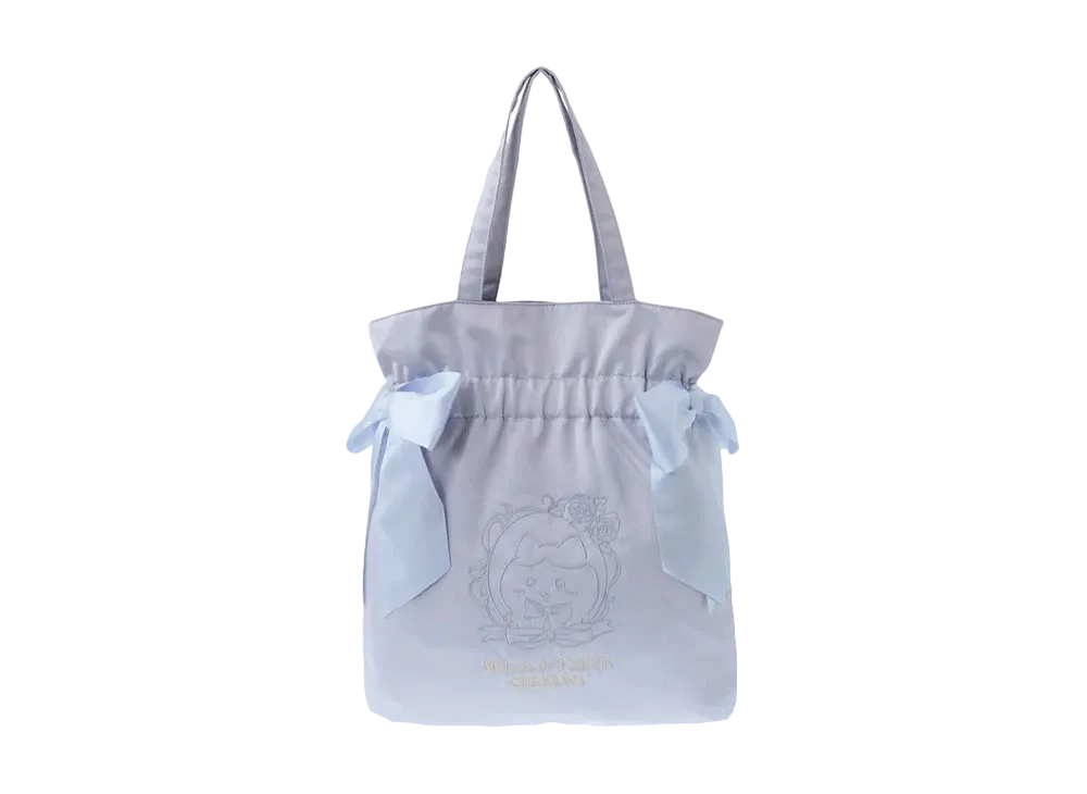 BANDAI -Chiikawa- Chiikawa Maison De Fleur Embroidery Double Ribontotort Bag (Hachiware)
