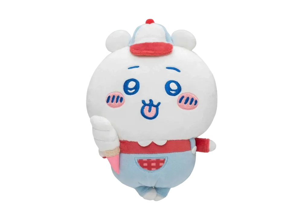 Gray Parka Service -Chikawa- Chiikawa Waku Waku Yenchi Plush toy S (Chikawa)