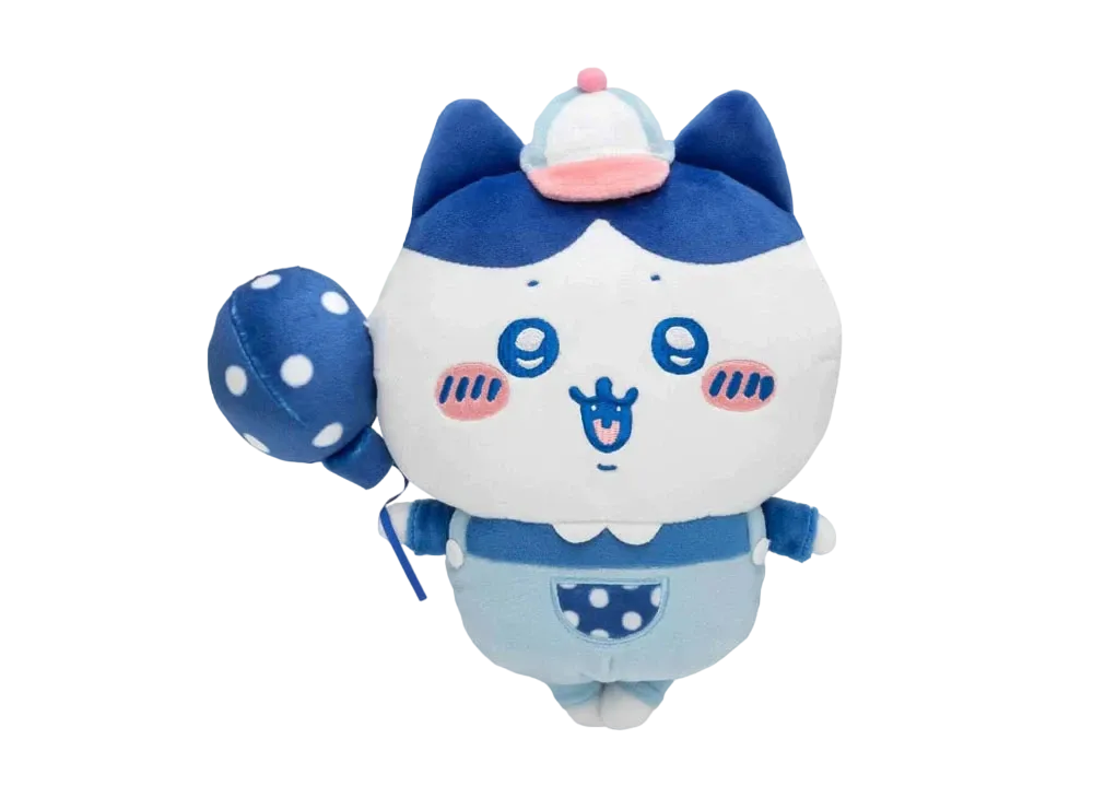 Gray Parka Service -Chikawa- Chiikawa Waku Waku Yenchi Plush S (Hachiware)