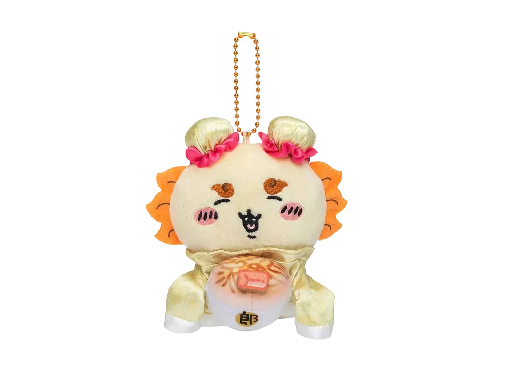 Gray Parka Service -Chikawa- Chikawa Hice Store Come (Rai Rai) Petit Mini Mascot (Shisa)