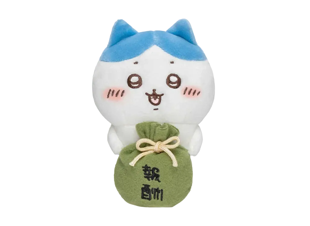 Gray Parka Service -Chikawa- A stuffed animal to watch from the Chikawa desktop (reward bag Hachiware)