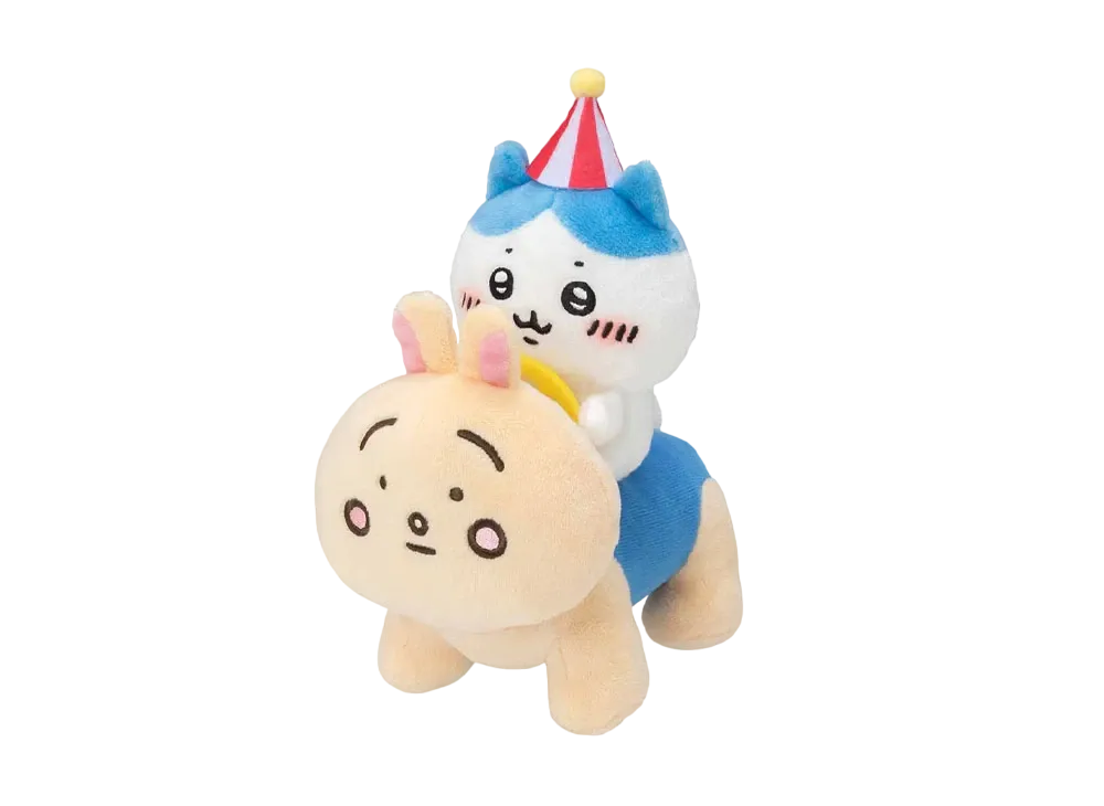 Gray Parka Service -Chikawa- Chikawarado Poppo Plush (Hachiware)